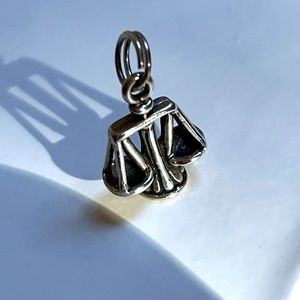 Scales of Justice SS charm